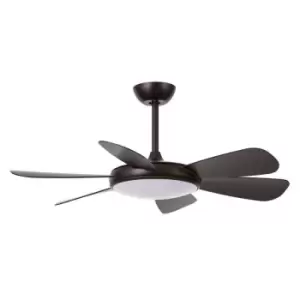 Image of Cristal Record Mode DC LED Ceiling Fan 24W CCT Black