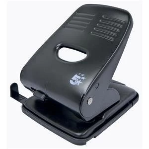 image of 5 Star Hole Punch Metal with Plastic Base Black