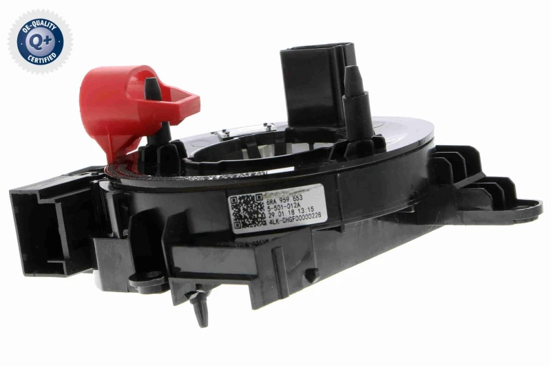 Image of Clock spring for steering wheel VEMO V10-72-1444