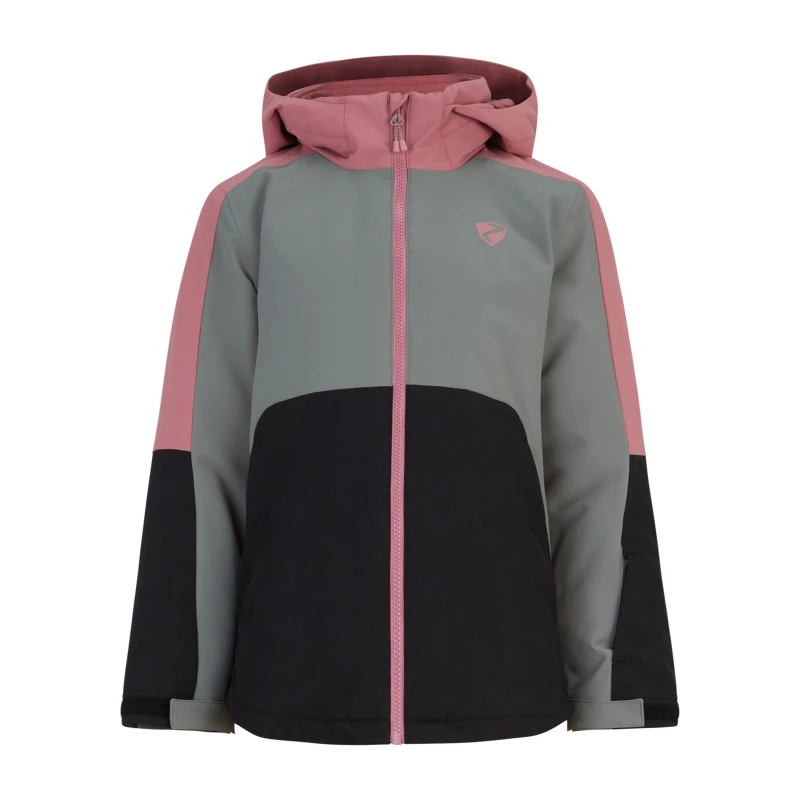 Image of Ziener Aluck Ski Jacket Childrens - Pink Pink 7 - 8 Years