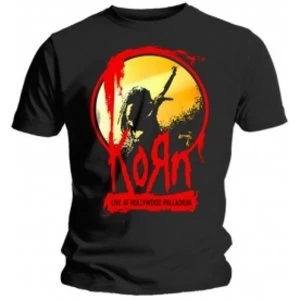 Image of Korn Stage Mens Black T Shirt: Large