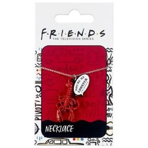 image of Official Friends You're My Lobster Charm Necklace