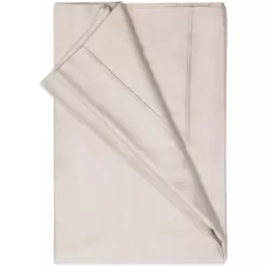 Image of Belledorm 200 Thread Count 100% Egyptian Cotton Flat Sheet, Oyster, Double