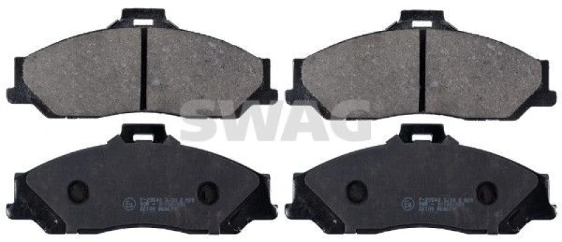Image of Brake pad set SWAG 83 91 6520