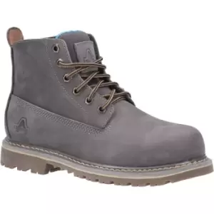 Image of Amblers Safety Womens AS105 Mimi Leather Safety Boots (4 UK) (Grey) - Grey