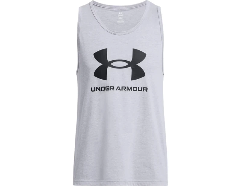 Image of Under Armour Sportstyle Logo Tanktop Grey C035 S