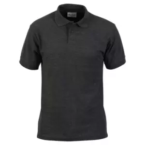 image of Absolute Apparel Mens Precision Polo (4XL) (Charcoal)