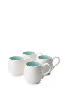 image of Sophie Conran' Set of 4 Honey Pot Mugs - Celadon