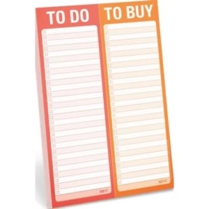 image of Knock Knock to Do / to Buy Perforated Pad