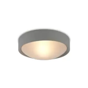 Image of Bathroom ceiling lamp Rondo Nickel satin 1 bulb 10,5cm