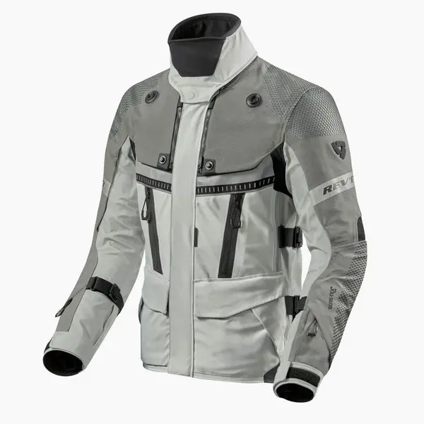 Image of REV'IT! Dominator 3 GTX Jacket Silver Anthracite Size XYL