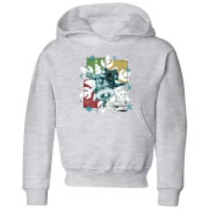 Image of Marvel Black Widow Captain America Kids Christmas Hoodie - Grey - 11-12 Years