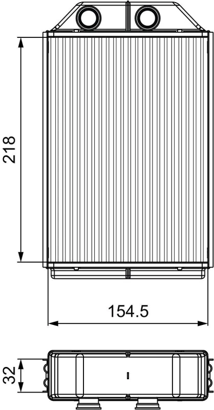 Image of Heater matrix VALEO 811530