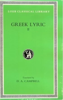 Image of Greek Lyric by David a Campbell Hardback