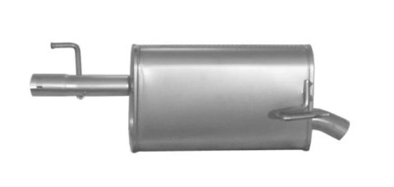 Image of IZAWIT 21.197 Rear silencer Rear, without mounting parts End Silencer (3437)