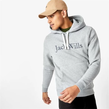 image of Jack Wills Rixon Heritage Hoodie - Grey Marl