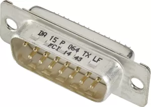 Image of D SUB pin strip 180 Number of pins 50 Solder bucket