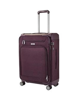 image of Rock Luggage Parker BX86904 8 Wheel Medium Purple Suitcase