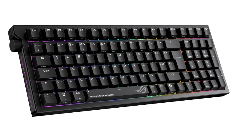 Image of ASUS ROG Strix Scope II 96 Wireless Gaming Keyboard Tri-Mode RGB Mechanical Black - 90MP04IF-BKEA03