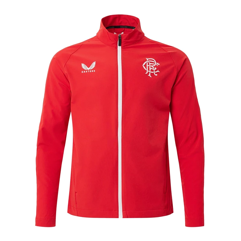 Image of Castore Rangers FC Anthem Jacket - Red Red S