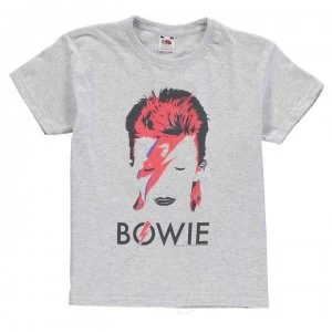 image of Official David Bowie T Shirt Junior Boys - Aladdin Sane