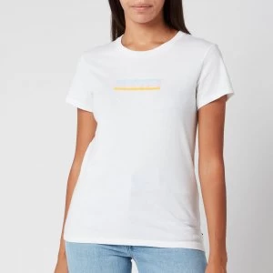 image of Levis Womens The Perfect T-Shirt - Box Tab Gradient White - M