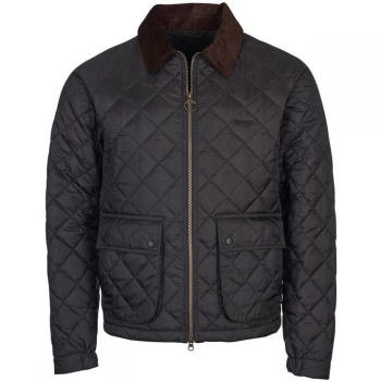 Image of Barbour Dom Quilt - Navy NY71