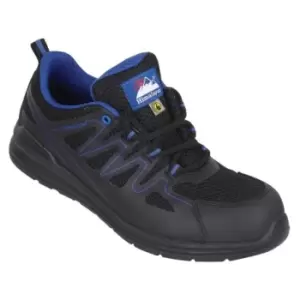 Image of Himalayan 4333 Unisex Black Toe Capped Safety Trainers, UK 10.5, EU 45