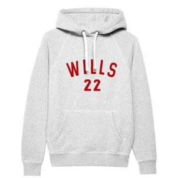 image of Jack Wills Redhill Modern Logo Hoodie - Grey Marl