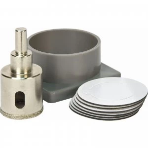 Image of Vitrex Diamond Drill Bit and Adhesive Coolant System 35mm