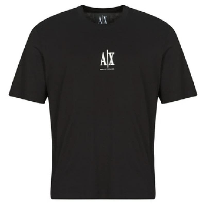 Image of Armani Exchange Centre Logo T-Shirt Black S