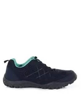 image of Regatta Edgepoint Life Walking Shoes - Navy, Size 8, Women