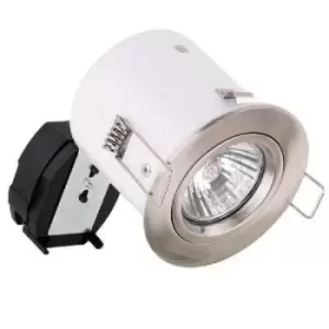 Image of Aurora Fixed IP20 GU10 Non-Integrated Downlight Satin Nickel - AU-DLM901SN