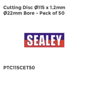 image of Cutting Disc 115 x 1.2mm 22mm Bore - Pack of 50