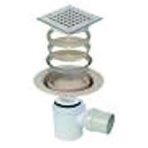 Image of Wickes Wet Room Two Part Waste with Square Tile Grate