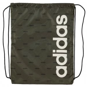 image of adidas Essentials Linear Core Gym Sack - Khaki AOP