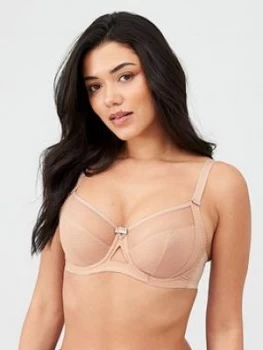 Image of Curvy Kate Victory Balconette Bra - Latte, Latte, Size 44, Women