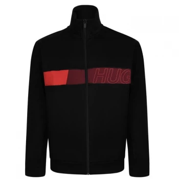 Image of Hugo Boss Dalais Zip Through Sweatshirt Black Size L Men