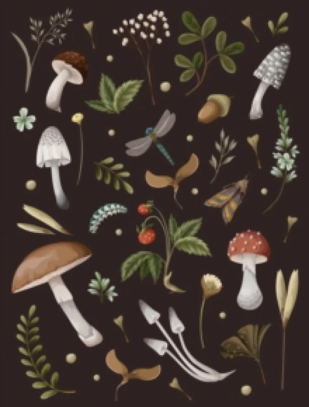 Image of Mushroom Lined Journal. Paperback. By Editors of Chartwell Books Books