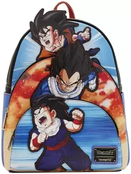 Image of Dragon Ball Z - Loungefly - Triple Pocket Mini backpacks multicolor