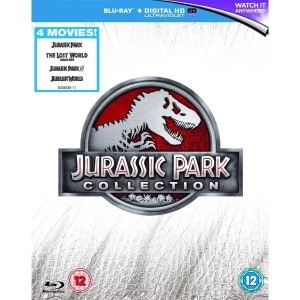 Jurassic Park 4 Movies Collection Box Set - 2015 Bluray Movie