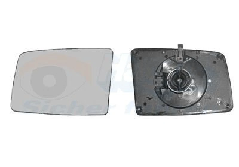 Image of VAN WEZEL Wing mirror glass VAN WEZEL 3734831