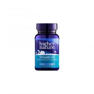 Image of Higher Nature Vitamin D3 500iu Capsules 60s