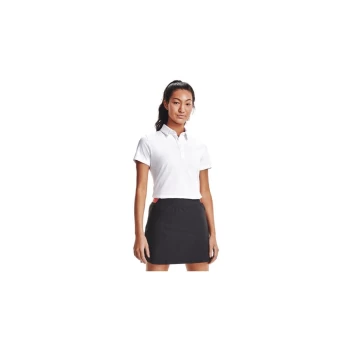 Under Armour Ladies Zinger Short Sleeve Polo - White - L