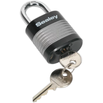 image of Sealey Heavy Duty Steel Padlock 44mm Standard