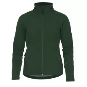 image of Gildan Womens/Ladies Hammer Soft Shell Jacket (3XL) (Forest Green)