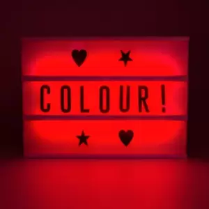 Image of Colour-Changing Cinema Light Box