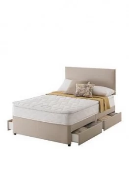 image of Layezee Fenner Bonnel Pillowtop Spring Divan Bed With Storage Options