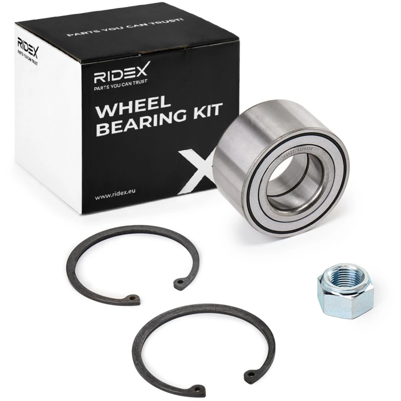 Image of RIDEX 654W0107 Wheel bearing kit Front axle both sides Wheel Bearing Kit (654)
