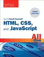 Image of html css and javascript all in one covering html5 css3 and es6 sams teach y